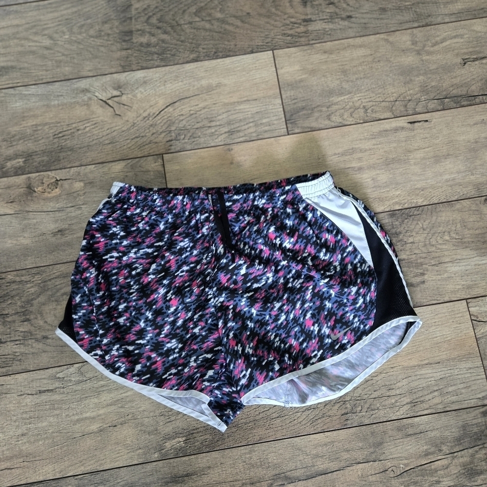 NIKE women's small dri fit Pink And Black shorts